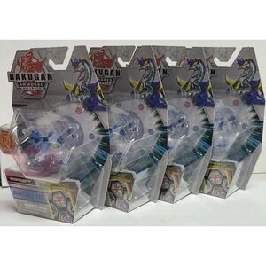 New Lot of 4 Bakugan Armored Alliance DIAMOND Ramparian Ultra RARE CHASE